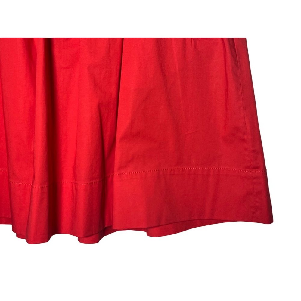 NWT Banana Republic A-Line imperial red short flowy skirt side pockets size 12 - Picture 6 of 16